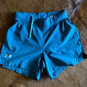 3 Inch UnderArmour Running Shorts.